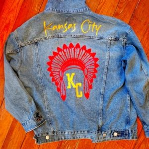 Kansas City Chiefs Jean Jacket